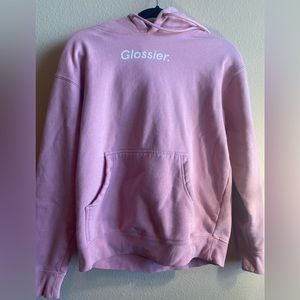 GLOSSIER HOODIE SIZE XS